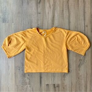 Anthropologie Yellow Top Size S